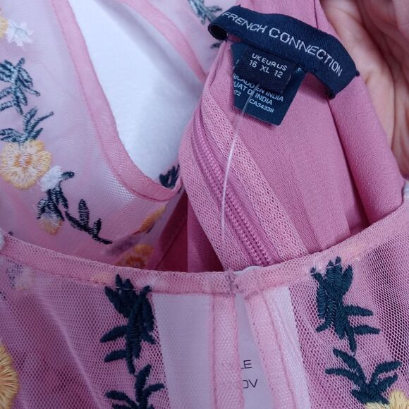 FRENCH CONNECTION Amana Embroidered Ombre Dress - Picture 8 of 10